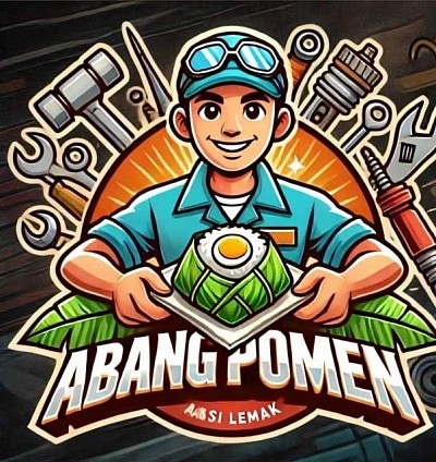 LOGO NASI LEMAK ABANG POMEN
